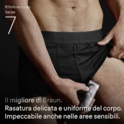 Rasoio elettrico corpo Braun Series 7 BG7550 Wet&Dry con 100 min autonomia