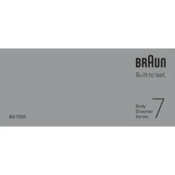 Rasoio elettrico corpo Braun Series 7 BG7550 Wet&Dry con 100 min autonomia