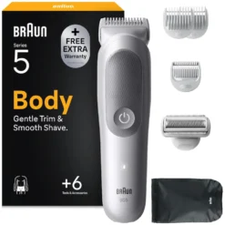 Rasoio elettrico corpo Braun Series 5 BG5550 con 6 accessori