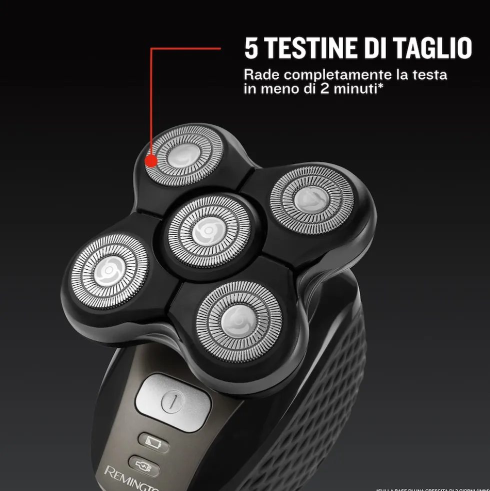 Rasoio per la testa Remington Balder™ Original XR7050 con 5 testine