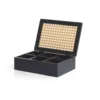 Rattan - Contenitore multiuso c/divisori interni - Rattan