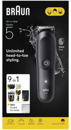 Regolabarba Braun AIO5540 SERIES 5 All in One 9in1 Black