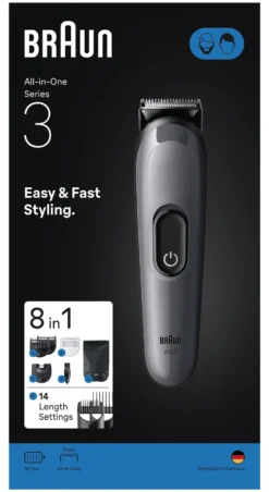 Regolabarba Braun AIO3540 SERIES 3 All in One 8in1 Grey