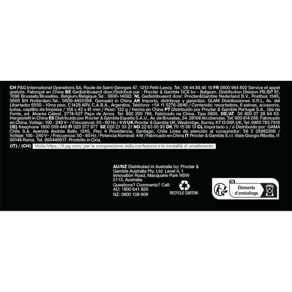 Regolabarba Braun All-in-One Series 5 AIO5540 con 9 accessori