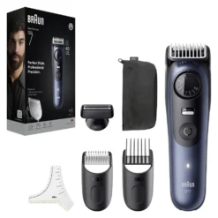 Regolabarba Braun BT7520 SERIES 7 Beard Trimmer Blue e Black