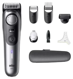 Regolabarba Braun BT9520 SERIES 9 Beard Trimmer Silver e Black