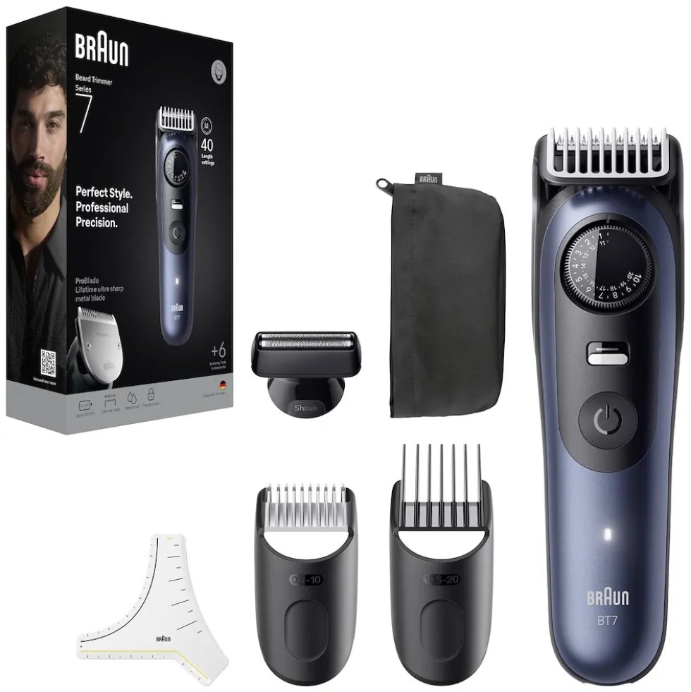 Regolabarba Braun Series 7 BT7520 con tecnologia AutoSense
