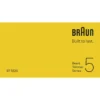 Regolabarba Braun Series 5 BT5520 con 40 lunghezze e 120 min autonomia