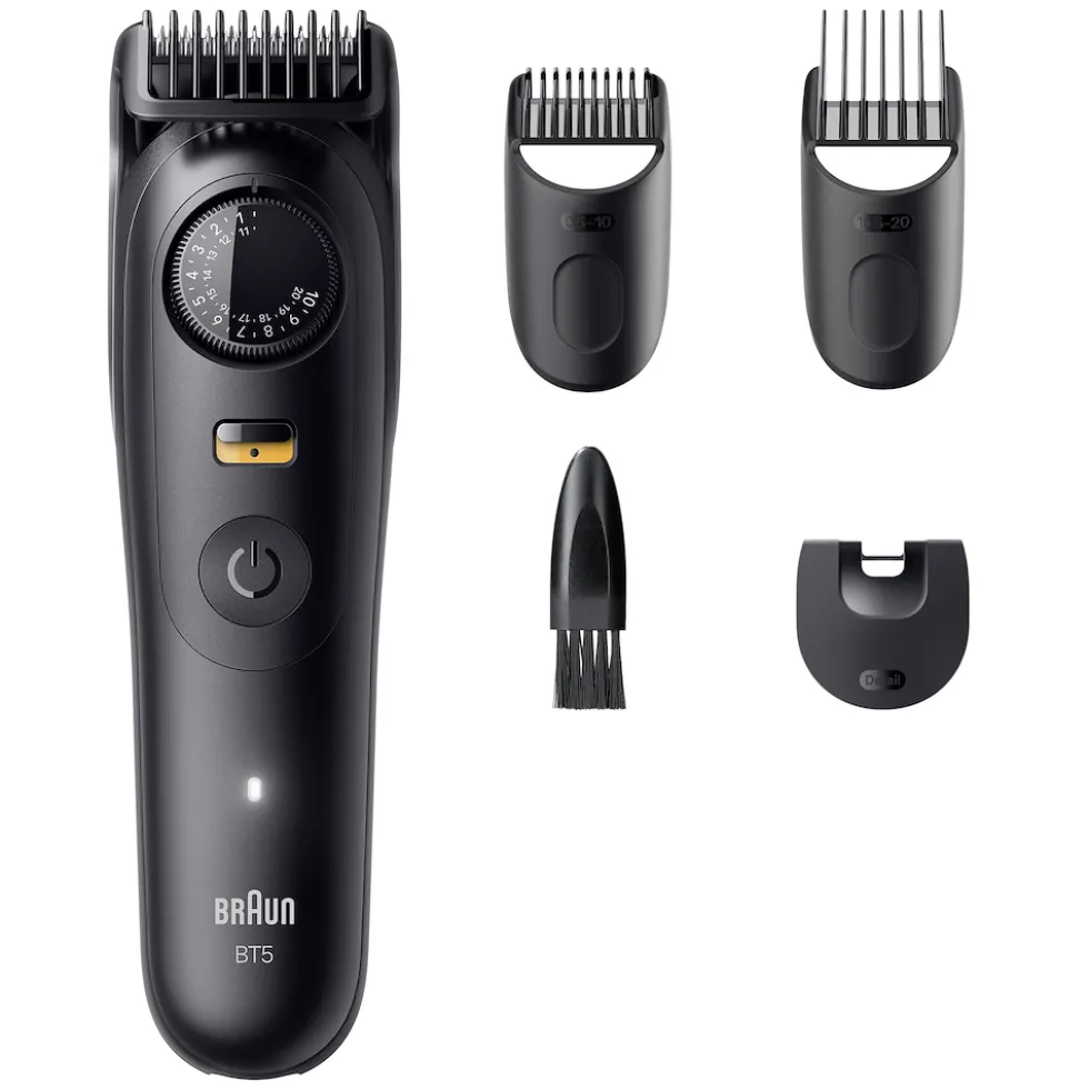 Regolabarba Braun Series 5 BT5520 con 40 lunghezze e 120 min autonomia