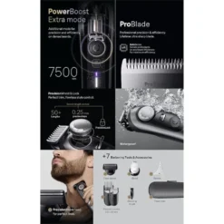 Regolabarba Braun Series 9 BT9520 con 52 lunghezze e lama ProBlade