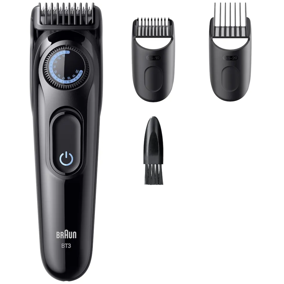 Regolabarba Braun Series 3 BT3520 con 40 lunghezze e 50 min di autonomia