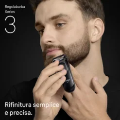 Regolabarba Braun Series 3 BT3520 con 40 lunghezze e 50 min di autonomia