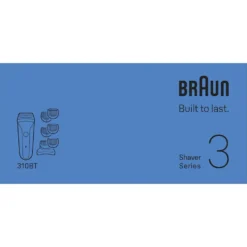 Regolabarba Braun Series 3 310BT Wet&Dry autonomia 30 min