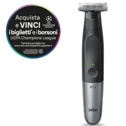 Regolabarba e rasoio elettrico Braun Series XT5100 viso e corpo