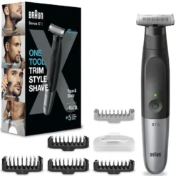Regolabarba e rasoio elettrico Braun Series XT5100 viso e corpo