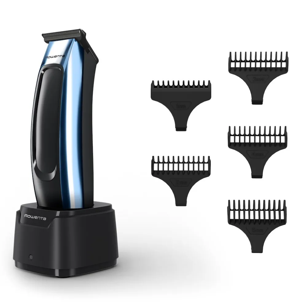 Regolabarba Rowenta TN1851 con lame in carbonio effetto diamante