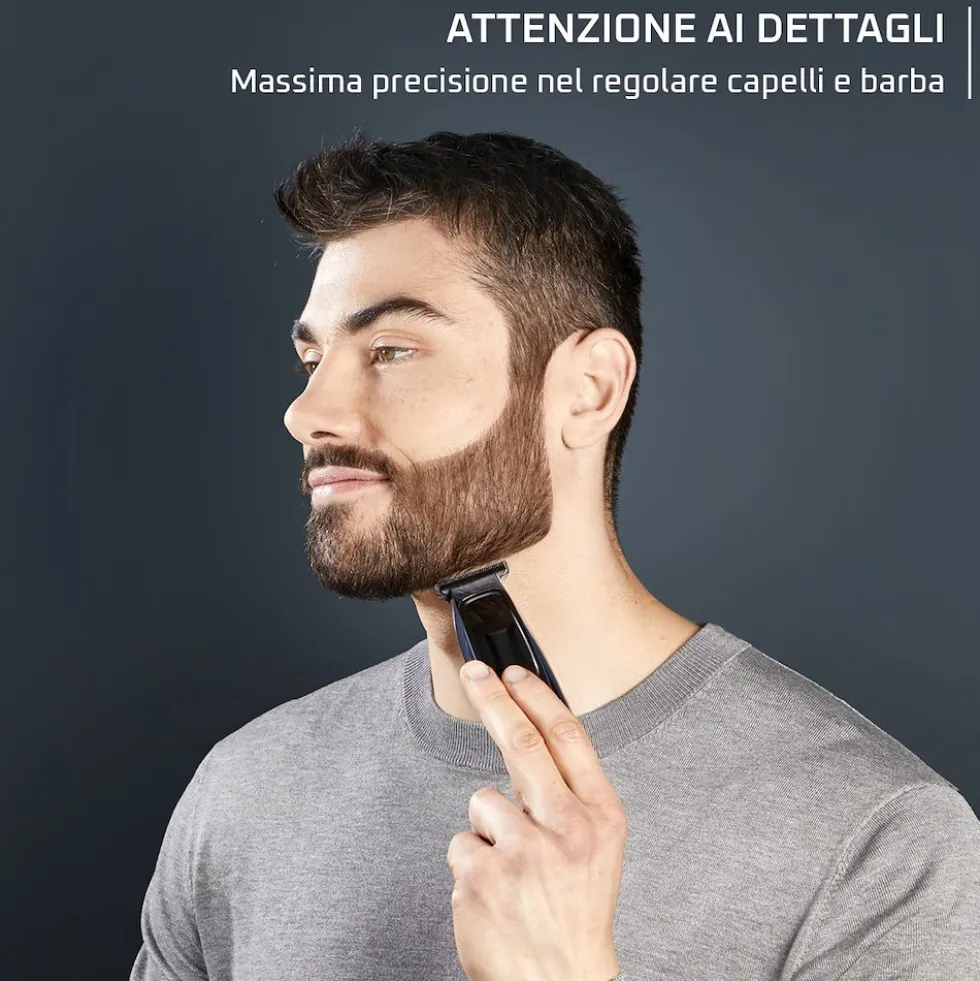 Regolabarba Rowenta TN1851 con lame in carbonio effetto diamante