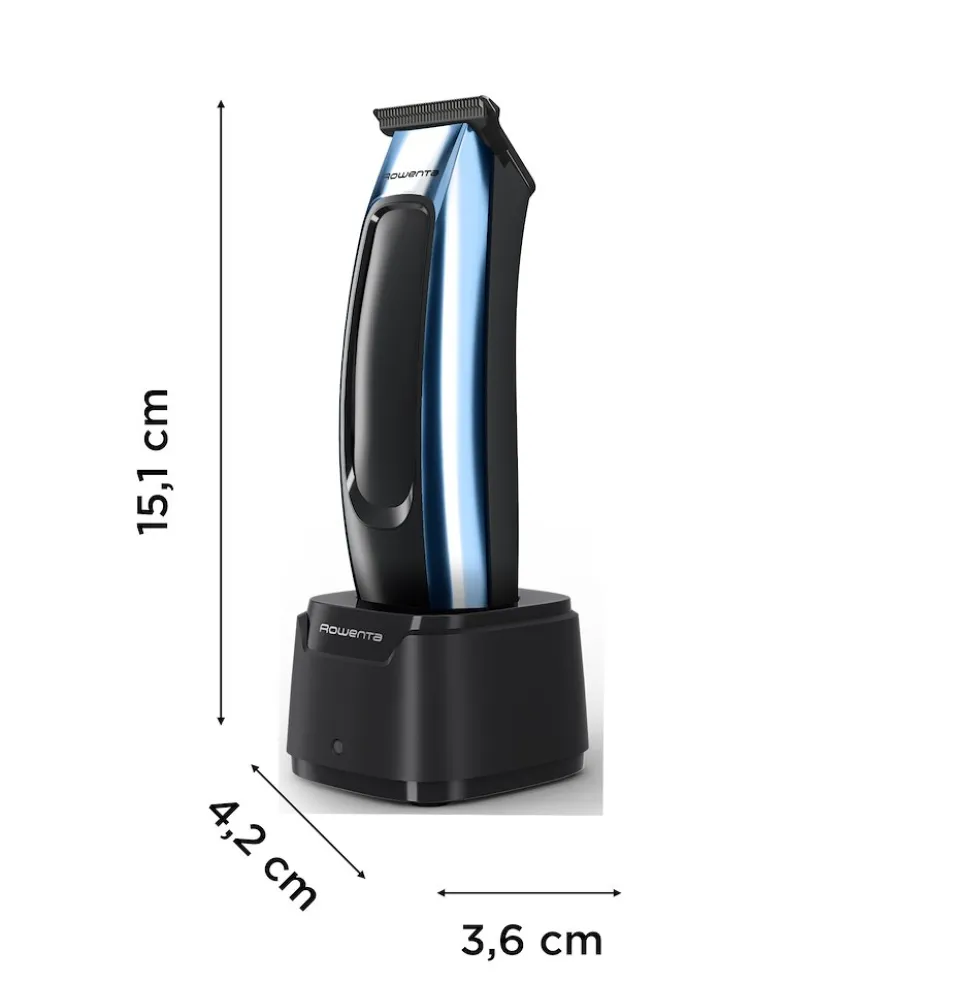 Regolabarba Rowenta TN1851 con lame in carbonio effetto diamante