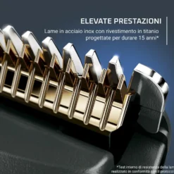 Regolabarba Rowenta TN5224 con lame in titanio e 29 altezze di taglio