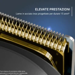 Regolabarba Rowenta TN9444 multifunzione 15 in 1 con lame in acciaio
