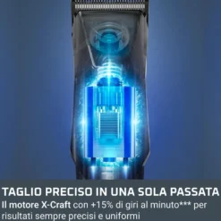 Regolabarba Rowenta X Series 700 TN9650, 14-in-1 con lame in carbonio
