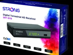 Ricevitore digitale terrestre Strong SRT8119 DVB-T2 HEVC con Ethernet