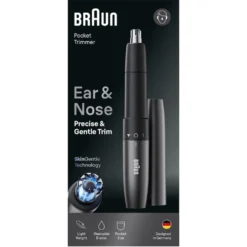 Rifinitore naso e orecchie Braun EN20 con doppia lama lavabile