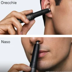 Rifinitore naso e orecchie Braun EN20 con doppia lama lavabile