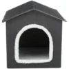 Rifugio - TRIXIE - Livia - 50 x 50 x 54 cm - Grigio scuro / Bianco