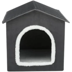 Rifugio - TRIXIE - Livia - 50 x 50 x 54 cm - Grigio scuro / Bianco