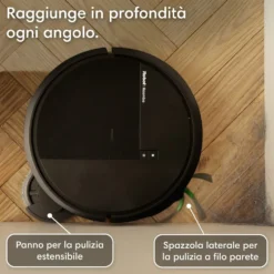 Robot aspirapolvere e lavapavimenti Roomba Plus 415 Combo con base autolavante