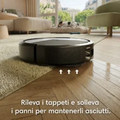 Robot aspirapolvere e lavapavimenti Roomba Plus 415 Combo con base autolavante