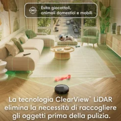 Robot aspirapolvere e lavapavimenti Roomba Plus 415 Combo con base autolavante
