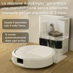 Robot aspirapolvere e lavapavimenti Roomba 115 Combo con base autosvuotante