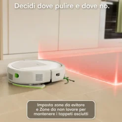 Robot aspirapolvere e lavapavimenti Roomba 115 Combo con base autosvuotante