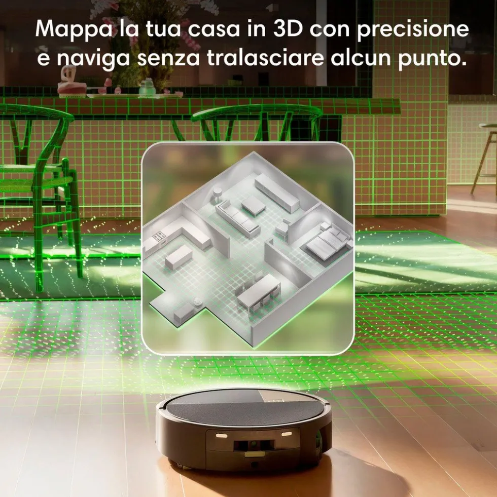 Robot aspirapolvere e lavapavimenti Roomba Plus 776 Combo con base di lavaggio automatico