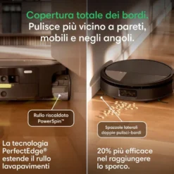 Robot aspirapolvere e lavapavimenti Roomba Plus 776 Combo con base di lavaggio automatico