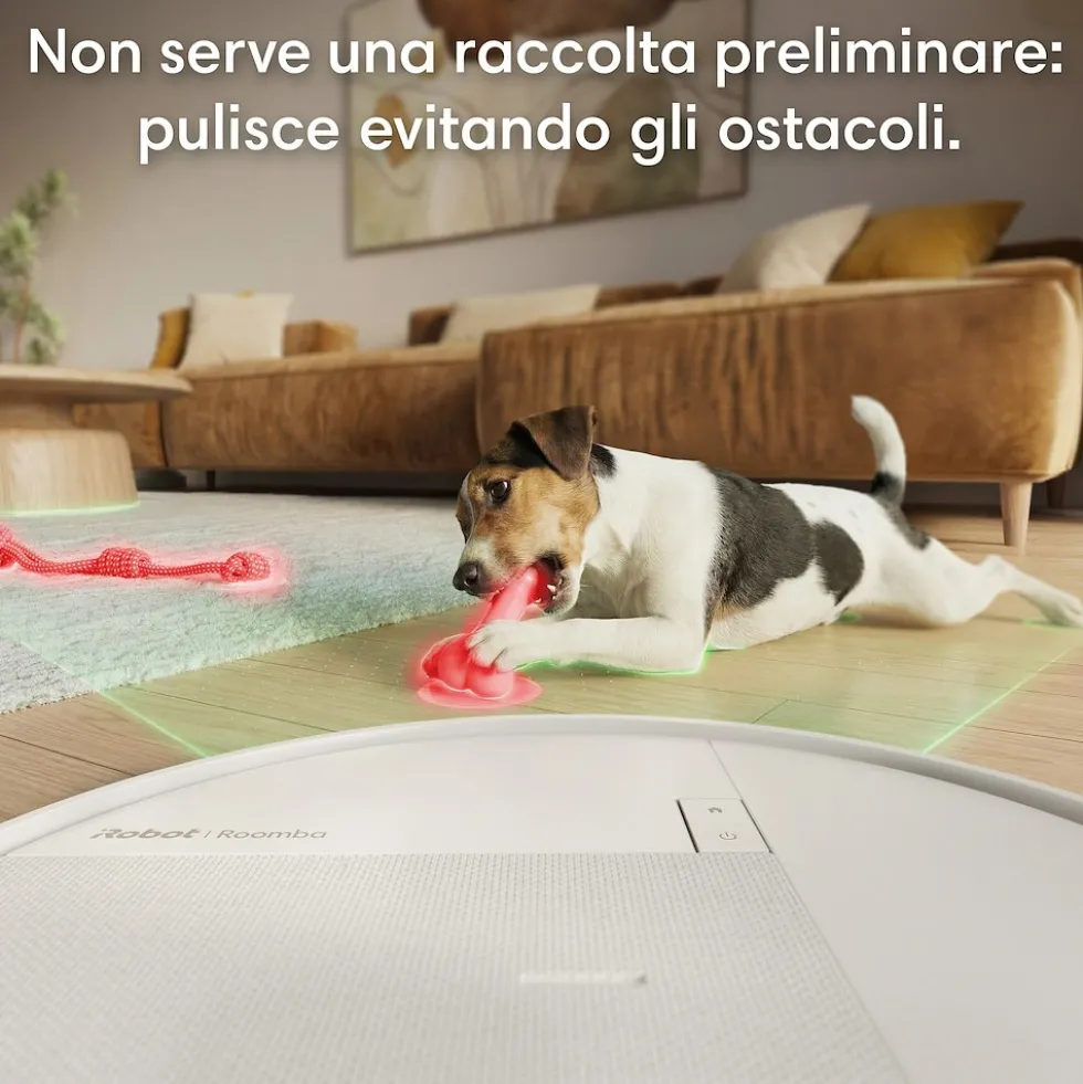 Robot aspirapolvere e lavapavimenti Roomba 115 Combo con navigazione LiDAR