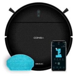 Robot lava pavimenti Cecotec A01 EU01 114725 CONGA M10 Black