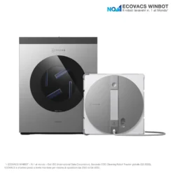 Robot lavavetri Ecovacs Winbot W3 OMNI EU con lavaggio automatico del panno
