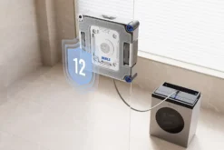 Robot lavavetri Ecovacs Winbot W3 OMNI EU con lavaggio automatico del panno