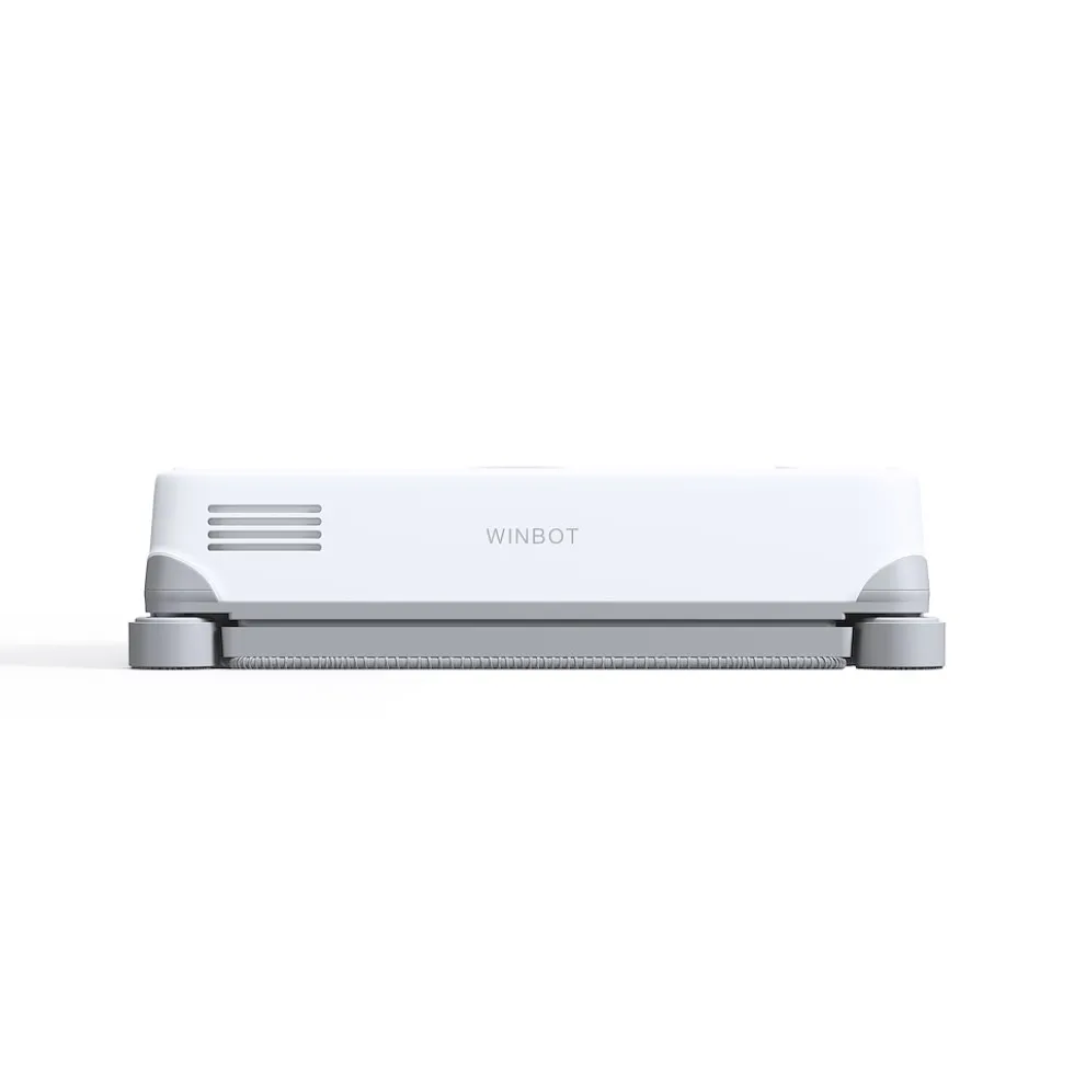Robot lavavetri Ecovacs Winbot Mini 2 EU con pulizia bordi ravvicinata