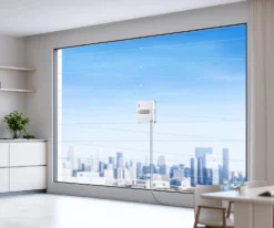 Robot lavavetri Ecovacs Winbot Mini 2 EU con pulizia bordi ravvicinata
