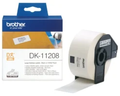 Rotolo etichettatrice Brother DK11208 DK TAPE 400 Etichette grandi per