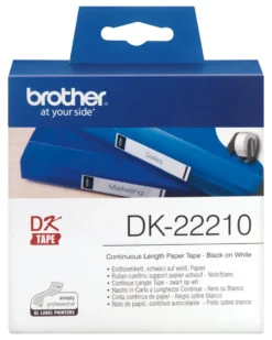 Rotolo etichettatrice Brother DK22210 DK TAPE Nastro di carta durevole