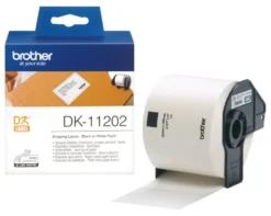 Rotolo etichettatrice Brother DK11202 DK TAPE 300 Etichette per spediz