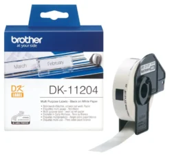 Rotolo etichettatrice Brother DK11204 DK TAPE 400 Etichette multiuso 1