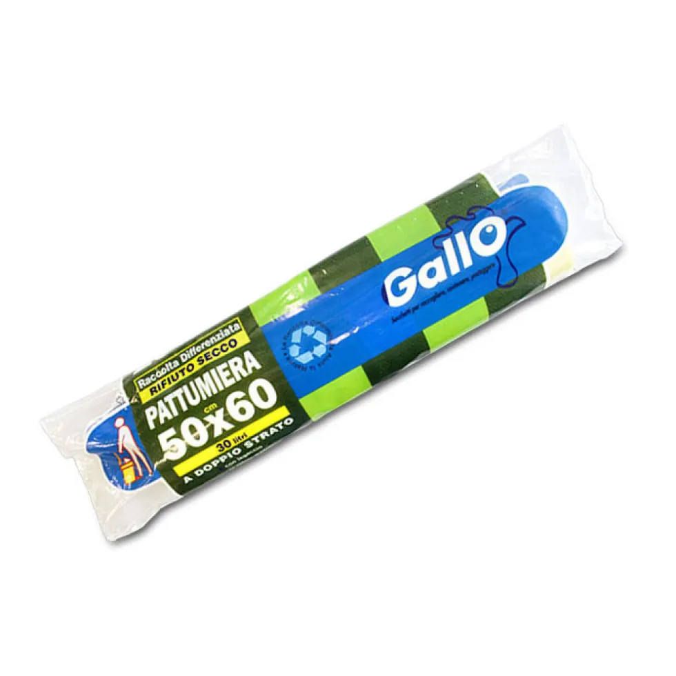 Rotolo 20 sacchi per rifiuto secco da 50x60 cm