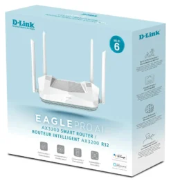 Router D Link R32 EAGLE PRO AI AX3200 White e Blue