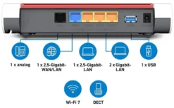 Router Fritz! 20003165 BOX 4630 International White e Red